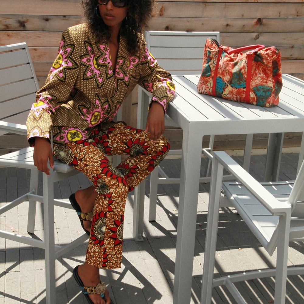 African Print Plus Size Women’s Jacket.